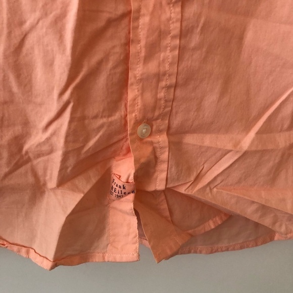 New Frank & Eileen Orange Luke Shirt S - Picture 8 of 9